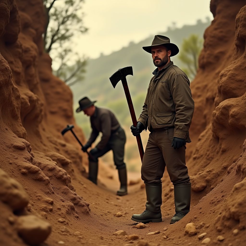 Gold Rush Miners 1850s