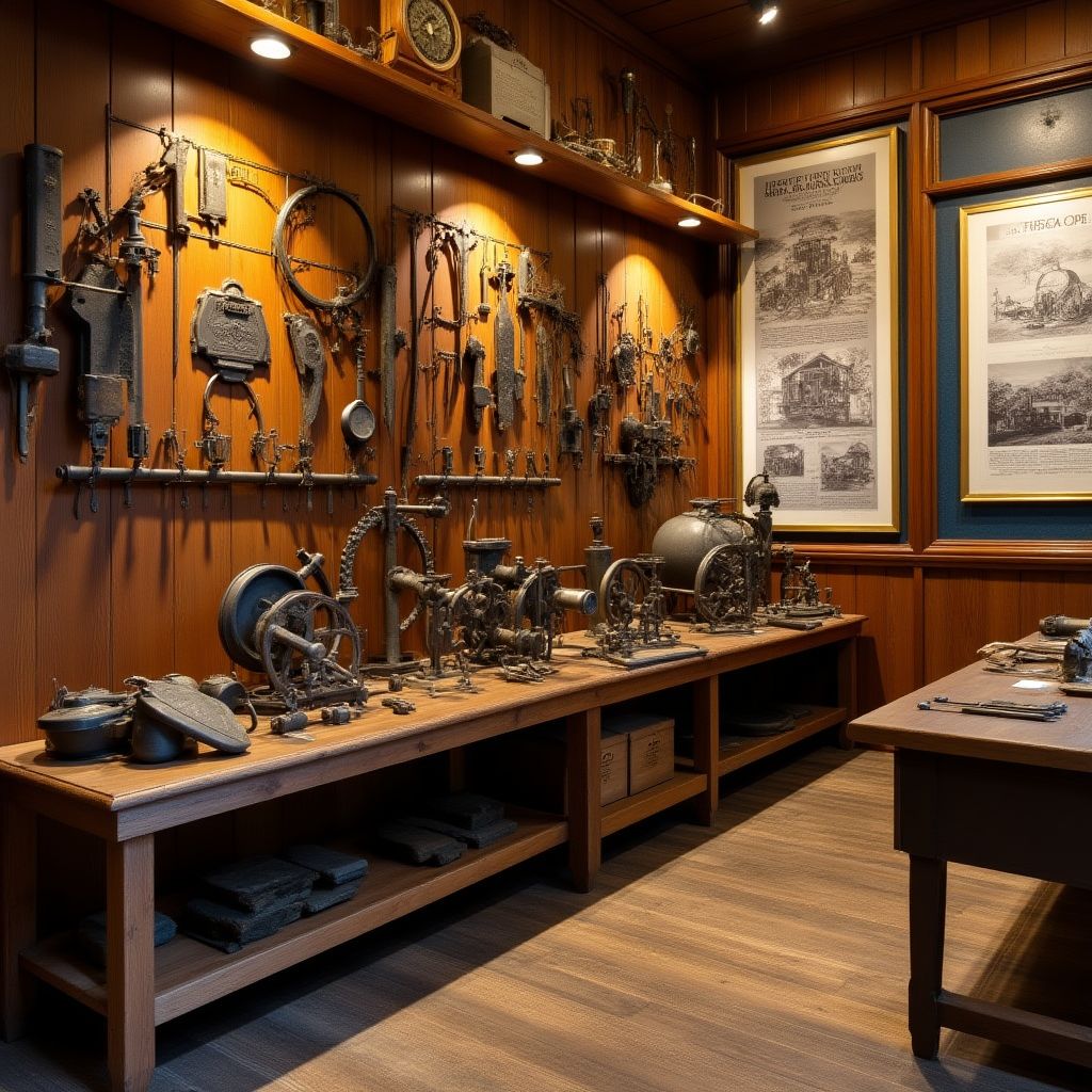 Historic Gold Mining Equipment